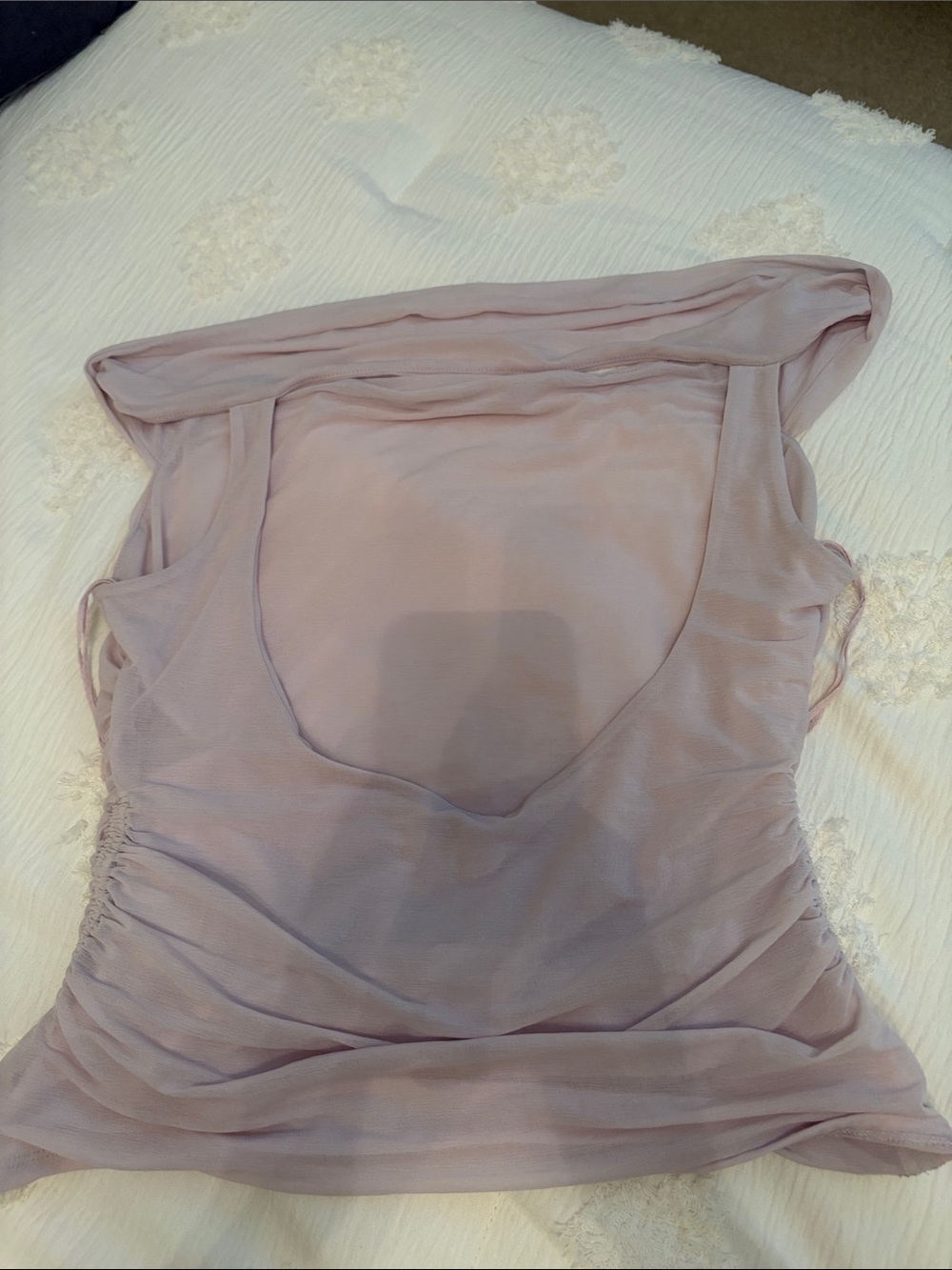 NWT Free People Dusty Lavender Off-Shoulder Open Back Going out top